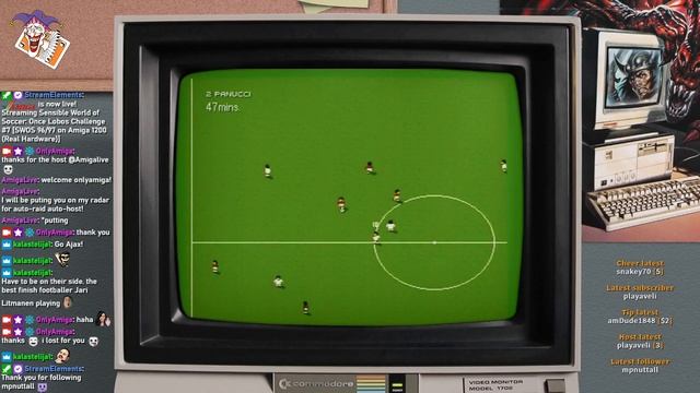Once Lobos Challenge #7 [SWOS 96/97 on Amiga 1200 (Real Hardware)] смотреть онлайн