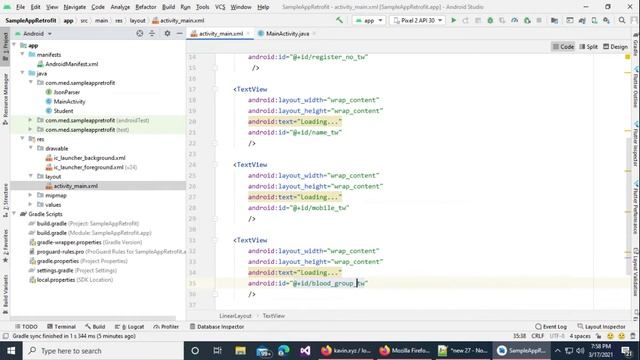 How to get json data using retrofit in android | Android Tutorial | E3schools смотреть онлайн