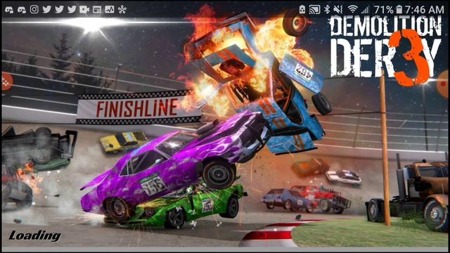 Demolition Derby 3 | The Macchina 435 (Ferrari F40) prances onto the scene + pop up headlights!!! смотреть онлайн