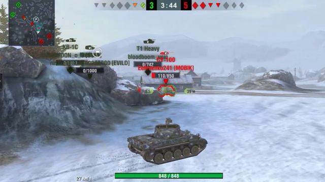 Wot Blitz Hellcat мастер. Против 3 танка смотреть онлайн