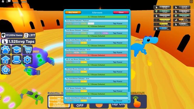 УБИВАЮ ВСЕХ СЕКРЕТНЫХ БОССОВ В ТАППИНГ СИМУЛЯТОРЕ! ROBLOX TAPPING SIMULATOR смотреть онлайн
