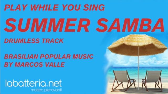 Summer Samba Bossa Nova Jazz Drumless Backing Track смотреть онлайн