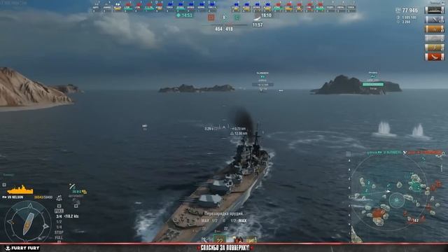 ✅ПЕРВЫЙ ОПЫТ - ЛИНКОР NELSON! World of Warships. Sketch TV смотреть онлайн
