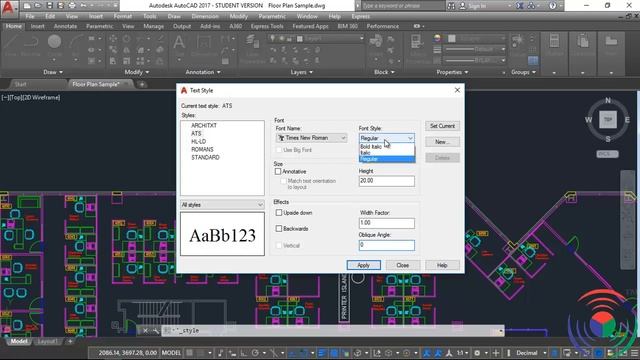 Autodesk AutoCAD: How to use Text Style Command in Autodesk AutoCAD смотреть онлайн