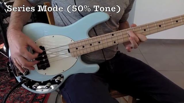 Sterling Stingray Short Scale Bass - Sound Test (All Modes) смотреть онлайн