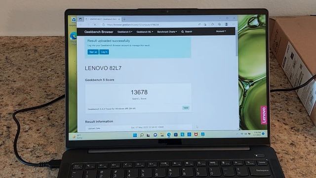 Lenovo IdeaPad 5 Pro 14" Geekbench 5 Compute Benchmark Result смотреть онлайн