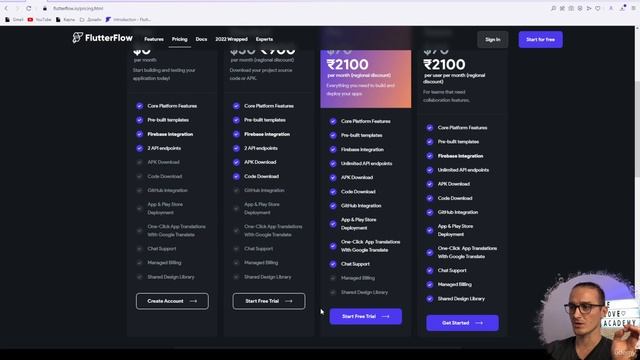 1. FLutterFlow - Pricing смотреть онлайн