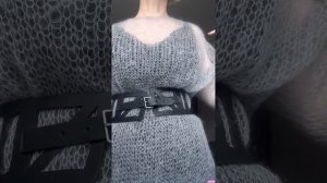 Паутинка из мохера. Платье из мохера. Короткий МК как вязать паутинки. Вяжу носки