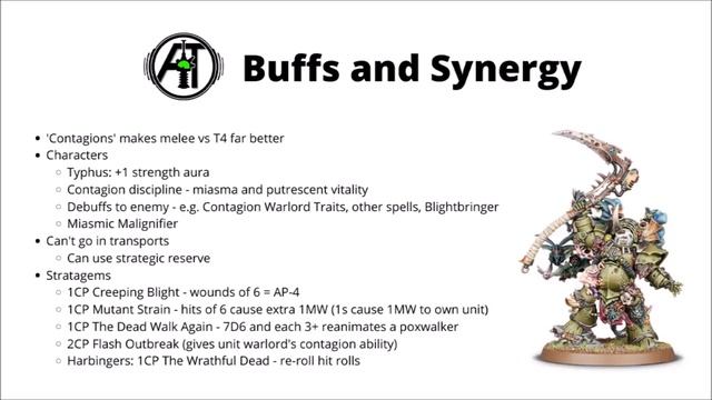 Poxwalker Tactics - New Death Guard Codex Unit Review смотреть онлайн