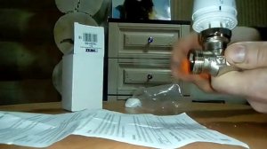 Двухходовой термостатический клапан обратного потока для тёплого пола.