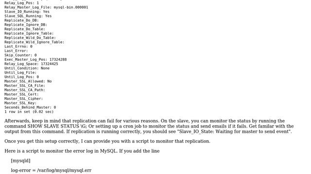 Databases: What is the Best Way to create MySQL Master-Slave Replication Setup and Troubleshoot it? смотреть онлайн