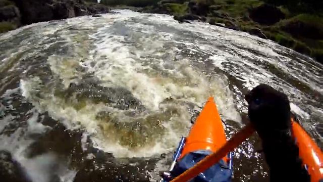 Катамаран Юшут на реке Исеть, порог Ревун (Свердловская область) смотреть онлайн