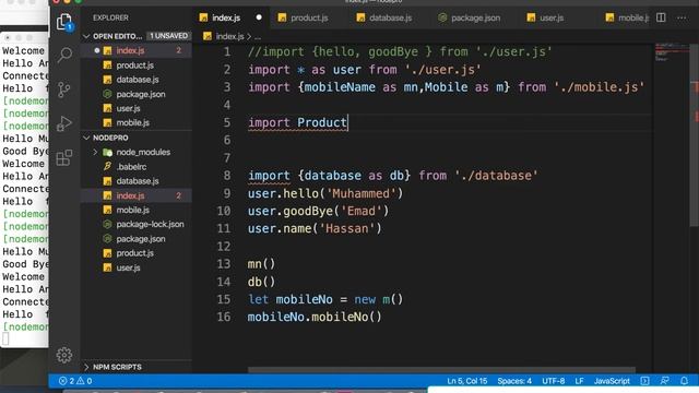 71 JavaScript ES6 | Exporting and Importing a Module смотреть онлайн