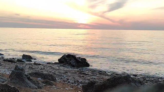 Закат на мысе Зюк. Таймлапс. Азовское море. Крым. смотреть онлайн