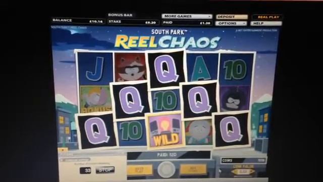 South Park Reel Chaos Slot Fruit Machine 50 x 20p Spins £10 Worth смотреть онлайн