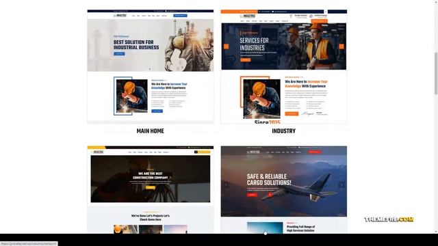 Industroz - Factory and Industrial WordPress Theme transport engineering Asami смотреть онлайн