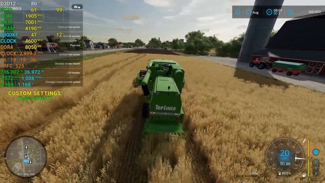 Farming Simulator 22 (DLSS) RTX 3070 | 9900KF | 1440P смотреть онлайн