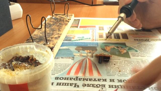 Посылка с Aliexpress : паяльник с регулировкой температуры + 5 жал смотреть онлайн