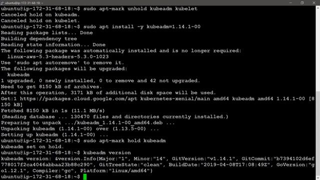 28 Upgrading the Kubernetes Cluster смотреть онлайн