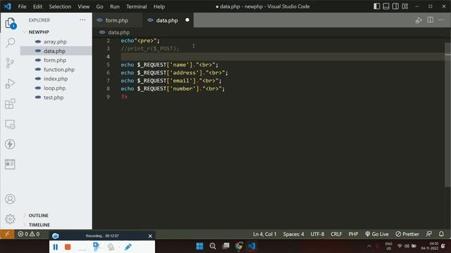 1.6 P.H.P Post and get method Basic (Live Trainings) смотреть онлайн