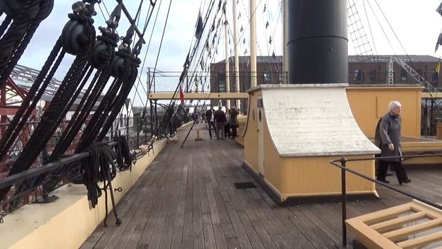 The SS Great Britain Steamship filmed with a Sony HDR-CX450 Handicam смотреть онлайн