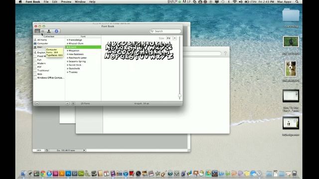 Adobe Photoshop CS5 Tutorial - How to Download and Install Fonts смотреть онлайн