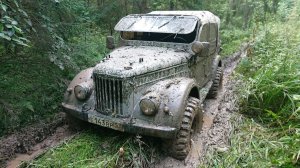 Продолжаем пробиваться в старую заброшенную деревню! ГАЗ-69, УАЗ-452 буханка и 469 УАЗы.