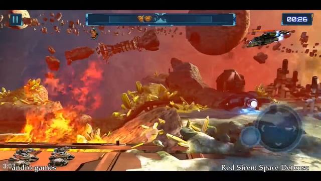 Red Siren: Space Defense (by isTom Games) - action game for android and iOS - gameplay. смотреть онлайн