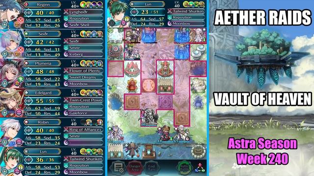 +10 HOSHIDO THEME DEFENSE! Lynjaforce Sweeps the Vault! | Aether Raids - Week 240 [FEH] смотреть онлайн