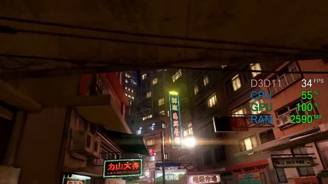 AMD Radeon RX 560 -- Intel Core I3-8100 -- Sleeping Dogs Benchmark