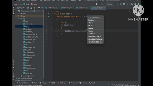 Write A.c Program to Print 10 to 1 Number in The Java Program. || Java Programming Language. Part#1 смотреть онлайн