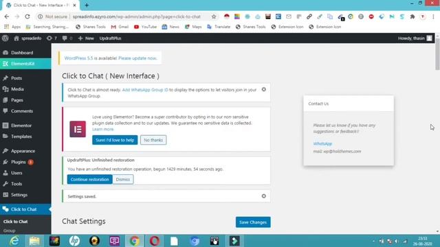 How to add whats app chat in WordPress website plugin-8 смотреть онлайн