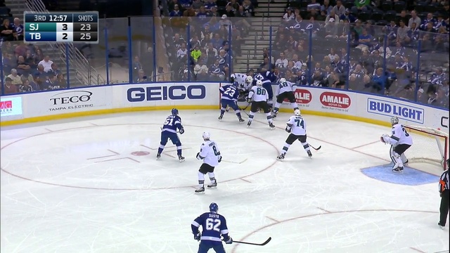 NHL San Jose Sharks - Tampa Bay Lightning -2 h смотреть онлайн