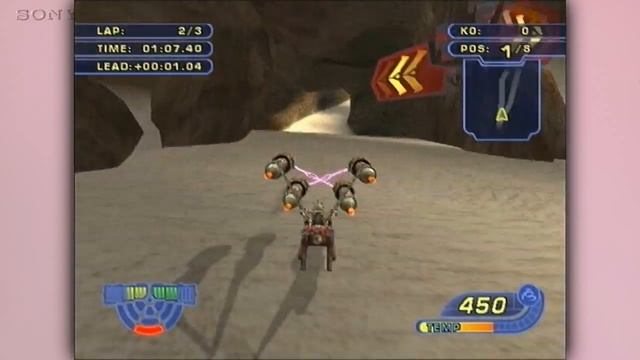 Star Wars Racer Revenge on a Sony Playstation 2 смотреть онлайн