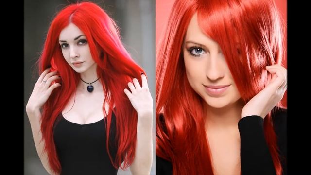 Красный цвет волос модный в 2018 смотреть онлайн