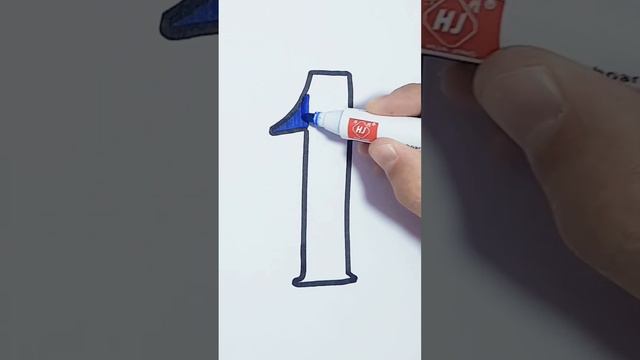 How to draw pictures using numbers 1 to 10 || Number Drawing easy step by step || смотреть онлайн