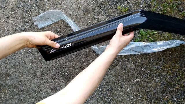 Дефлекторы боковых дверей Hyundai Creta смотреть онлайн