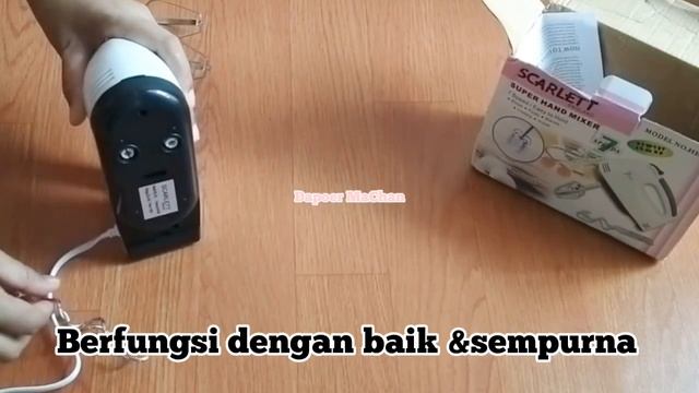 Unboxing & Review Hand Mixer MURAH | Scarlett смотреть онлайн