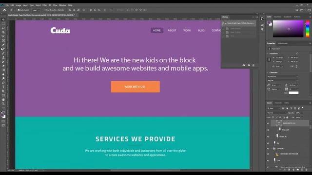 LEDP - 2020 || Web Design and Development || class - 13 || PSD To HTML Conversion. смотреть онлайн