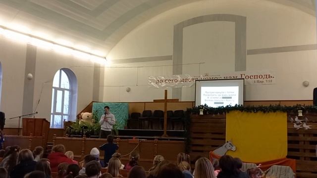 Детская Рождественская программа ( 1 часть ). 25.12.22. Кушугум. смотреть онлайн