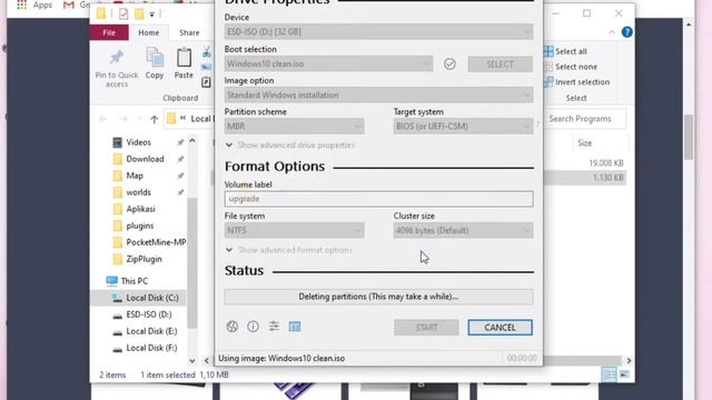 CARA UPGRADE WINDOWS KE 10 MENGGUNAKAN FLASHDISK смотреть онлайн