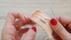 Идеальные губы для вязаной куклы! Быстро и просто!