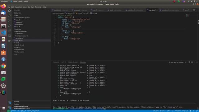 How to Create a Custom Module for VPC ,Subnet, and EC2 in AWS using Terraform 2021 смотреть онлайн