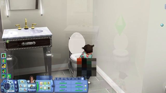 THE SIMS 3 || NEW TODDLER INTERACTIONS - Playing in Toilet, Hugging ADULTS, ETC! смотреть онлайн
