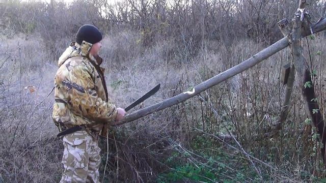 Обзор Мачете. Дамасская сталь. Ножевой двор. смотреть онлайн
