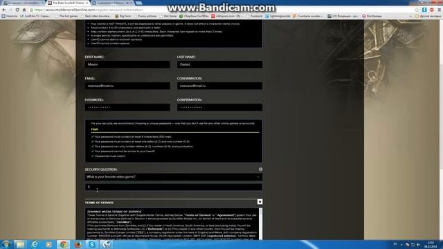 Регистрация аккаунта ТЕСО. The Elder Scrolls Online RU смотреть онлайн