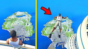 ЭКСТРЕМАЛЬНЫЙ ПРЫЖОК С САМОГО ВЫСОКОГО ЗДАНИЯ в ГТА 5 МОДЫ! ОБЗОР МОДА в GTA 5 ВИДЕО