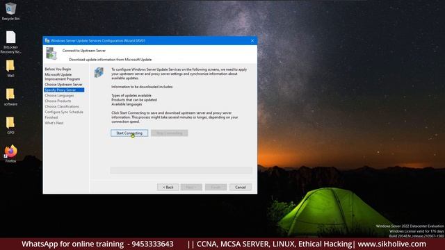 WSUS Configuration on Windows Server 2022 _Windows Server Update Services step by step lab. смотреть онлайн
