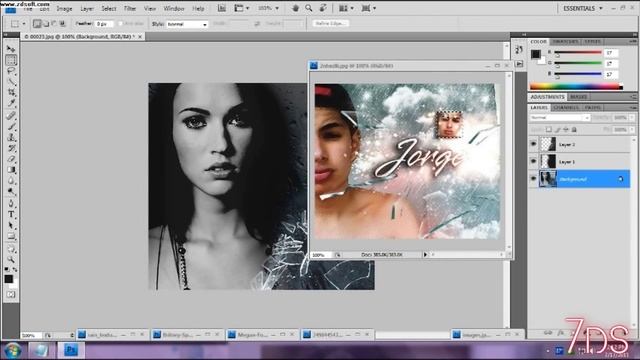 Photoshop: Textures Shattered Glass Effect (Intermediate) смотреть онлайн