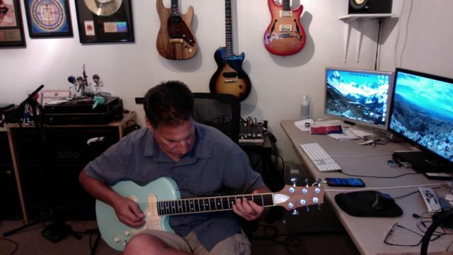 Testing my newest guitar build. We call her "Minty" смотреть онлайн